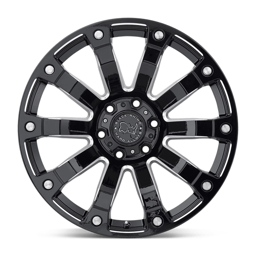 Black Rhino Wheels BRSLK 20X10 5X5.5 G-BLK-MILL -12MM