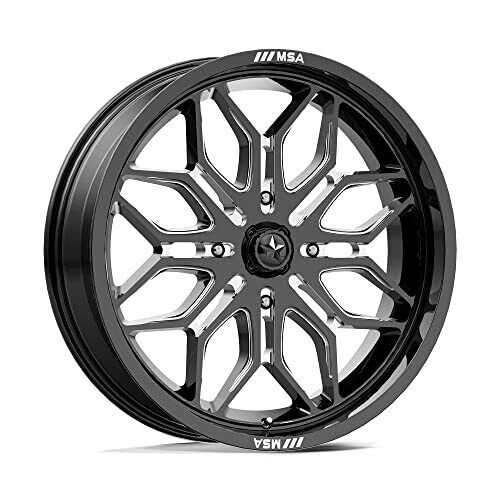 MSA MA47 20X7 4X110 G-BLK-MILL 10MM