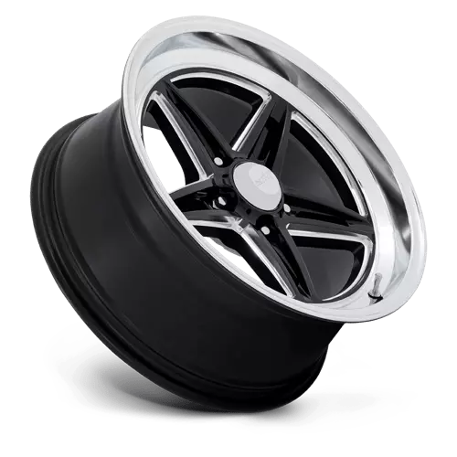 Rueda American Racing Goove de 18 x 10 pulgadas, diámetro de perno de 5 x 4,5, color negro brillante