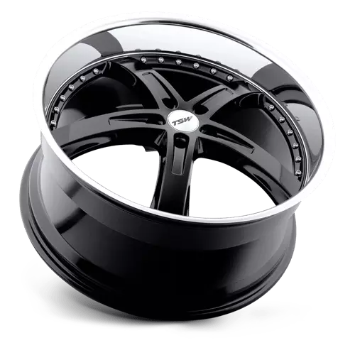 TWJAR 17X8 5X4.5 G-BLK MRR LIP 40MM