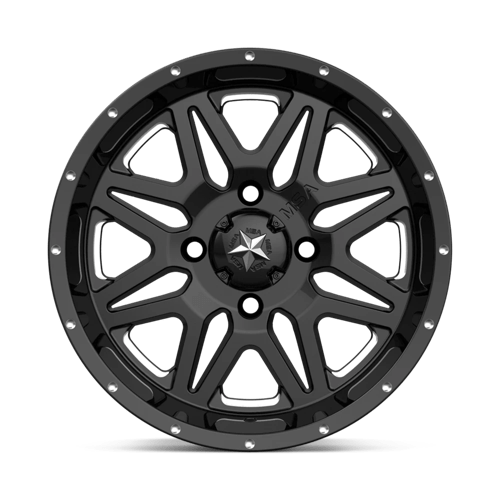 MSA MA26 14X7 4X137 MILL G-BLK 00MM