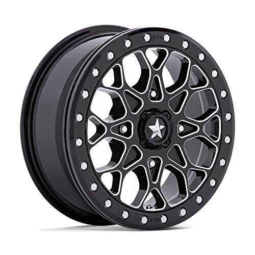 MSA MA48 15X6 4X110 G-BLK-MILL BLK-RG 38MM