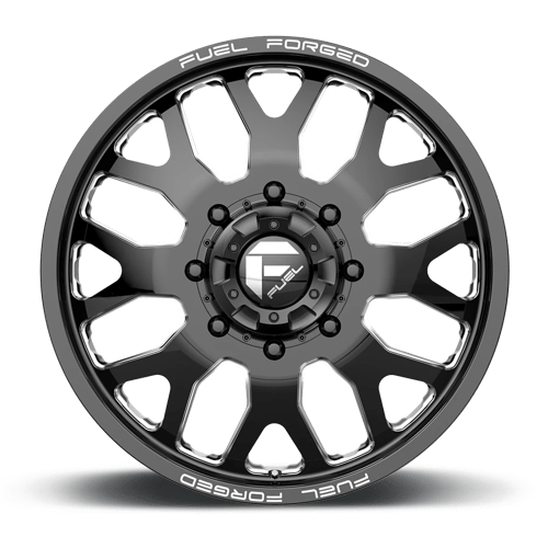 Fuel Mono D19 20X8.25 8X200 GL-BLK-MIL 105MM - DE19208292