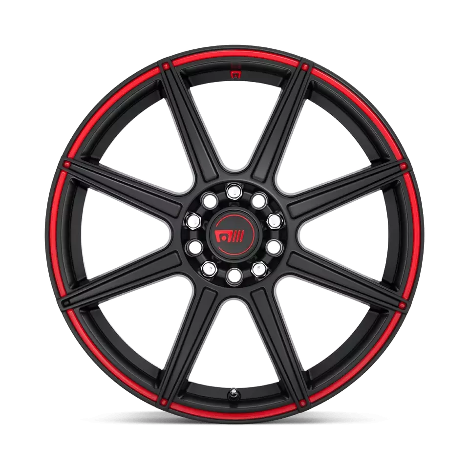 Motegi MR142 15X6.5 4X100/4.5 S-BLK RED 40MM