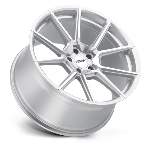 TSW Alloy Wheels TWCRN 20X8.5 5X4.5 SLV MIR FACE 40MM