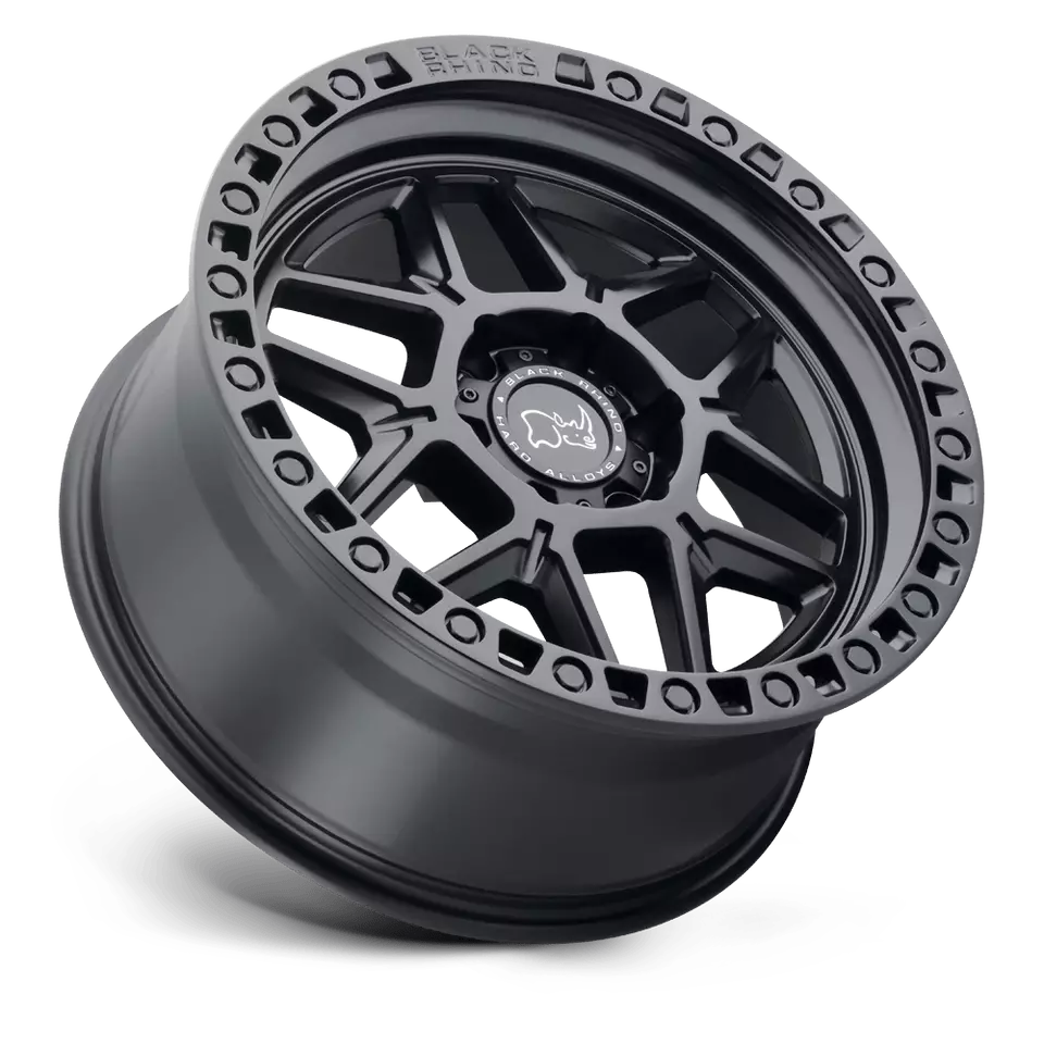 Black Rhino Wheels BRKLS 18X9 5X5.0 M-BLK-BLK-BLTS 0MM