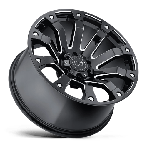 Black Rhino Wheels BRSLK 20X10 5X5.5 G-BLK-MILL -12MM