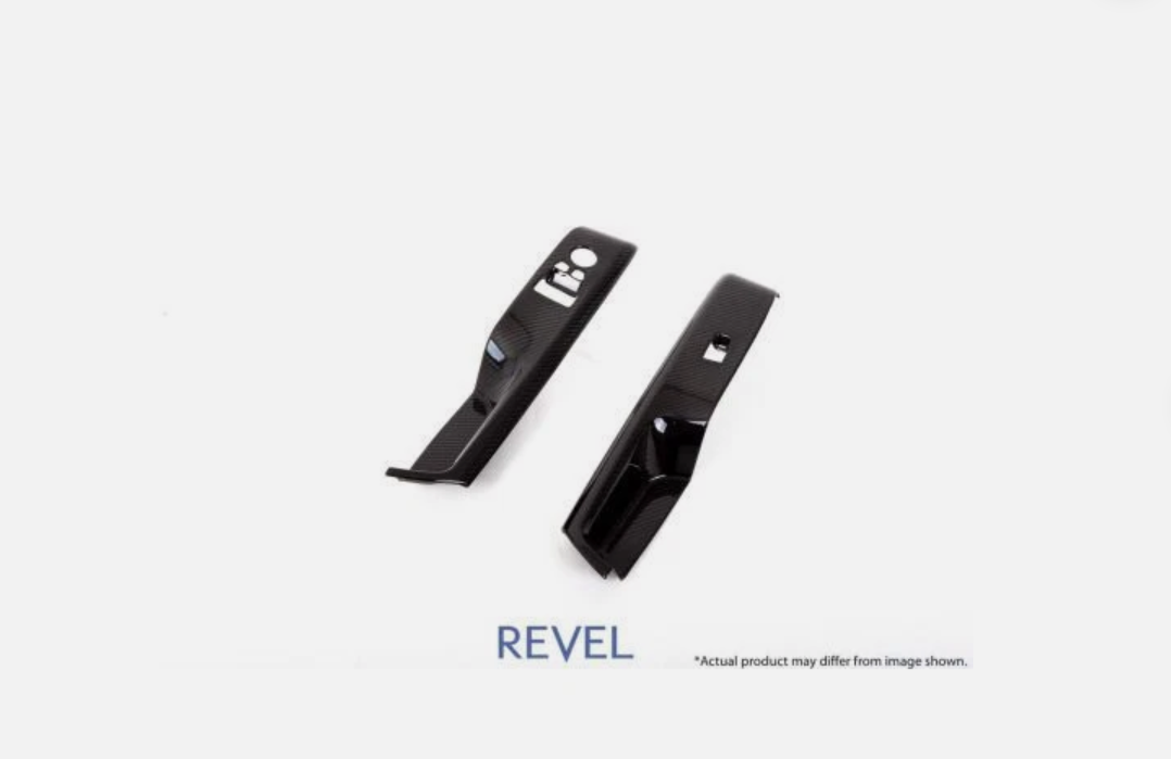 Revel GT Dry Carbon Door Switch Panel Cover — Fits 2020 Toyota GR Supra
