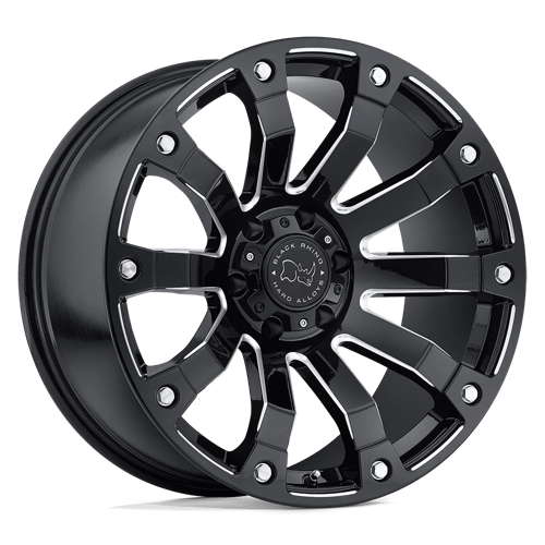 BRSLK 17X9 5X5.5 G-BLK-MILL 0MM