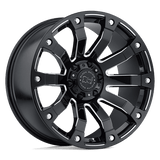 Black Rhino Wheels BRSLK 20X10 5X5.5 G-BLK-MILL -12MM