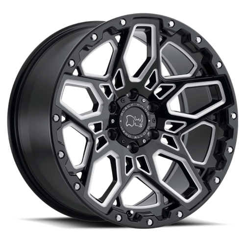 BRSHR 18X9.5 5X5.0 G-BLK-MILL -18MM