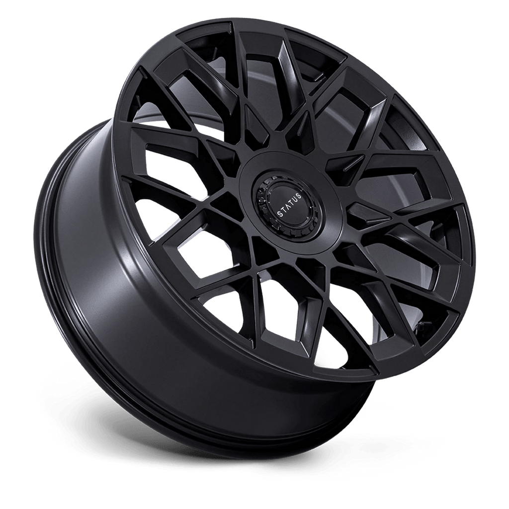 ST005 22X9.5 5X120/5.0 MATTE BLACK 30MM