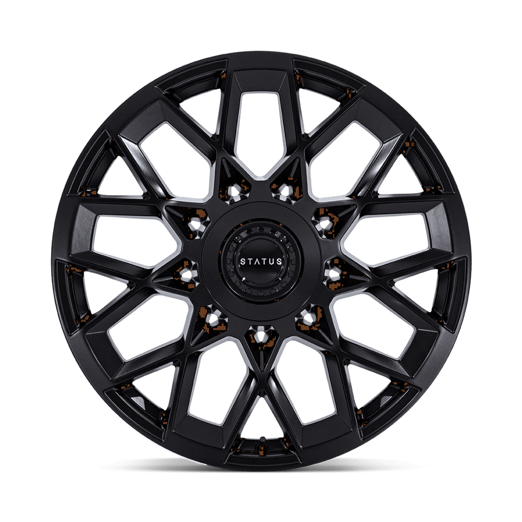 ST005 22X9.5 5X120/5.0 MATTE BLACK 30MM