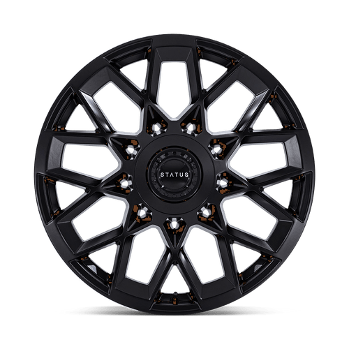 ST005 22X9.5 6X135/5.5 MATTE BLACK 25MM