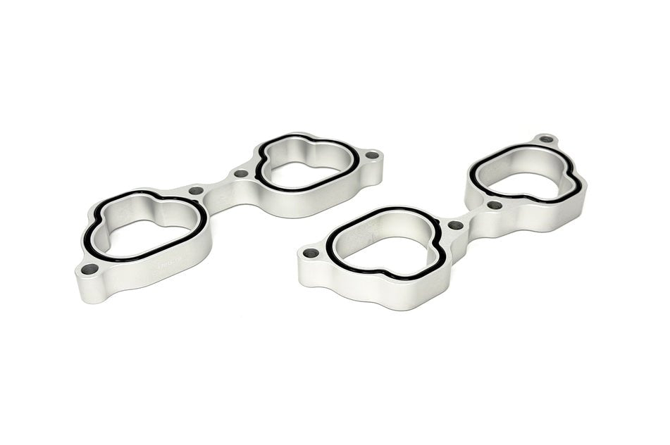 Torque Solution Subaru EJ Engines (w/ NA/JDM IM) 19mm Billet Intake Manifold Spacer - Silver