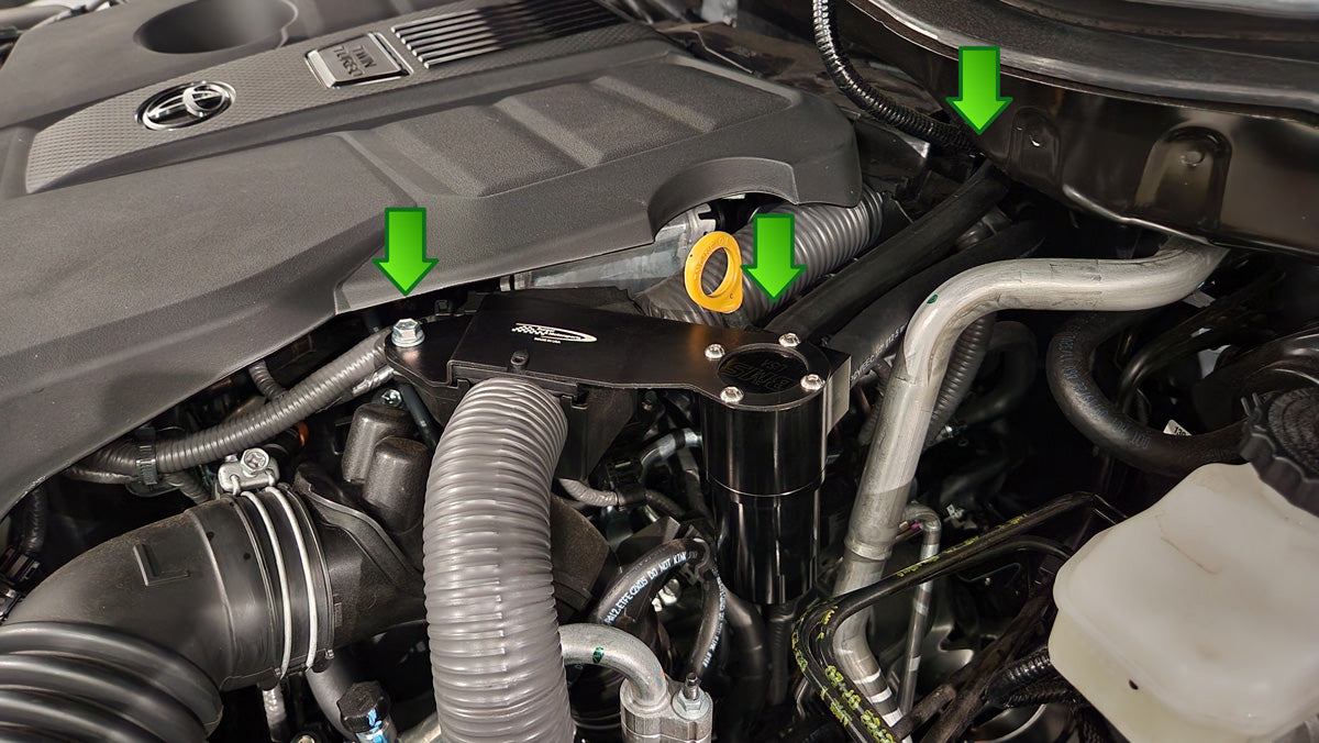 BMS Oil Catch Can for 2022+ Toyota Tundra 3.4L Twin Turbo - view 4