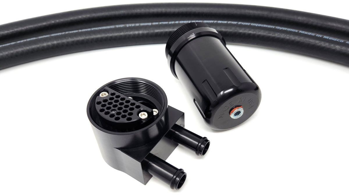BMS Oil Catch Can for 2022+ Toyota Tundra 3.4L Twin Turbo - view 3