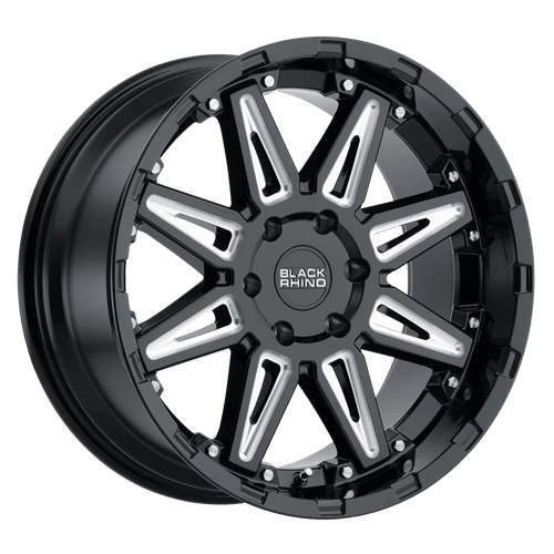 BRRSH 18X9.5 6X120 G-BLK-MILL 12MM