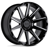 Black Rhino Wheels BRTYN 18X9.5 5X5.0 G-BLK-MILL -18MM