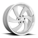 Rotiform U134 24X9 6X135 SLV-BRS-MIL-DCL 25MM