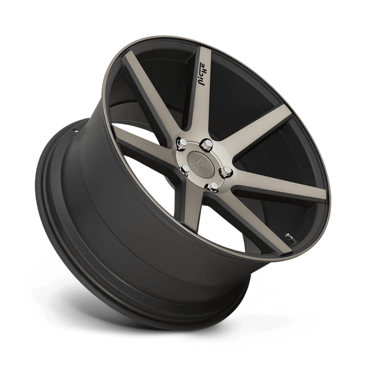 NICHE M150 19X9.5 5X4.5 MT-BLK-MACH 35MM