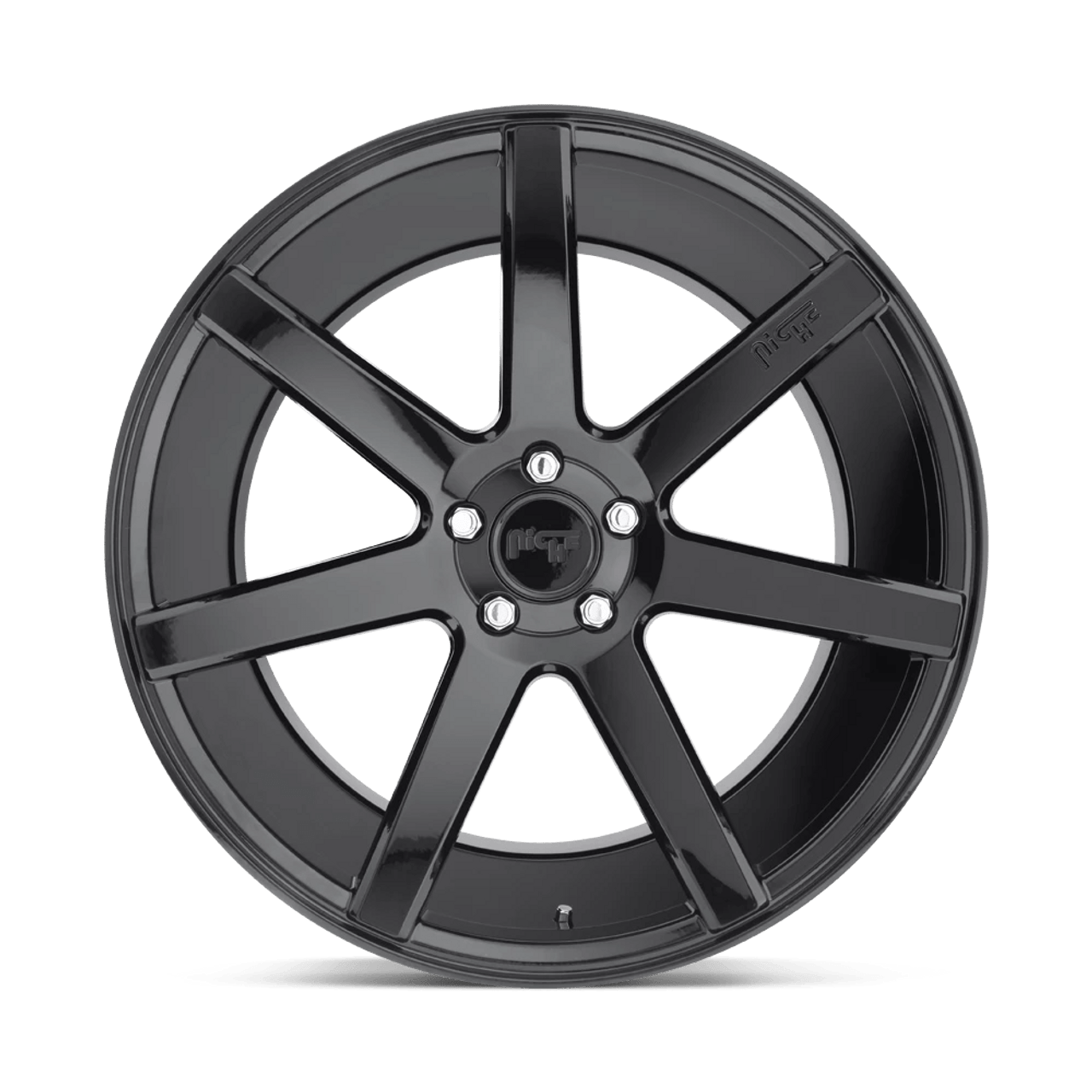 Niche Verona M168 20x10 5x112 Gloss Black Wheel — Fits Luxury Performance