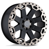 Black Rhino Wheels BRWAR 18X9 6X5.5 M-BLK-MCH-DDTLP -12MM