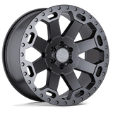 Black Rhino Wheels BRWAR 18X9 5X5.5 M-GNMTL 0MM