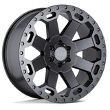 Black Rhino Wheels BRWAR 18X8 6X5.5 M-GNMTL 35MM