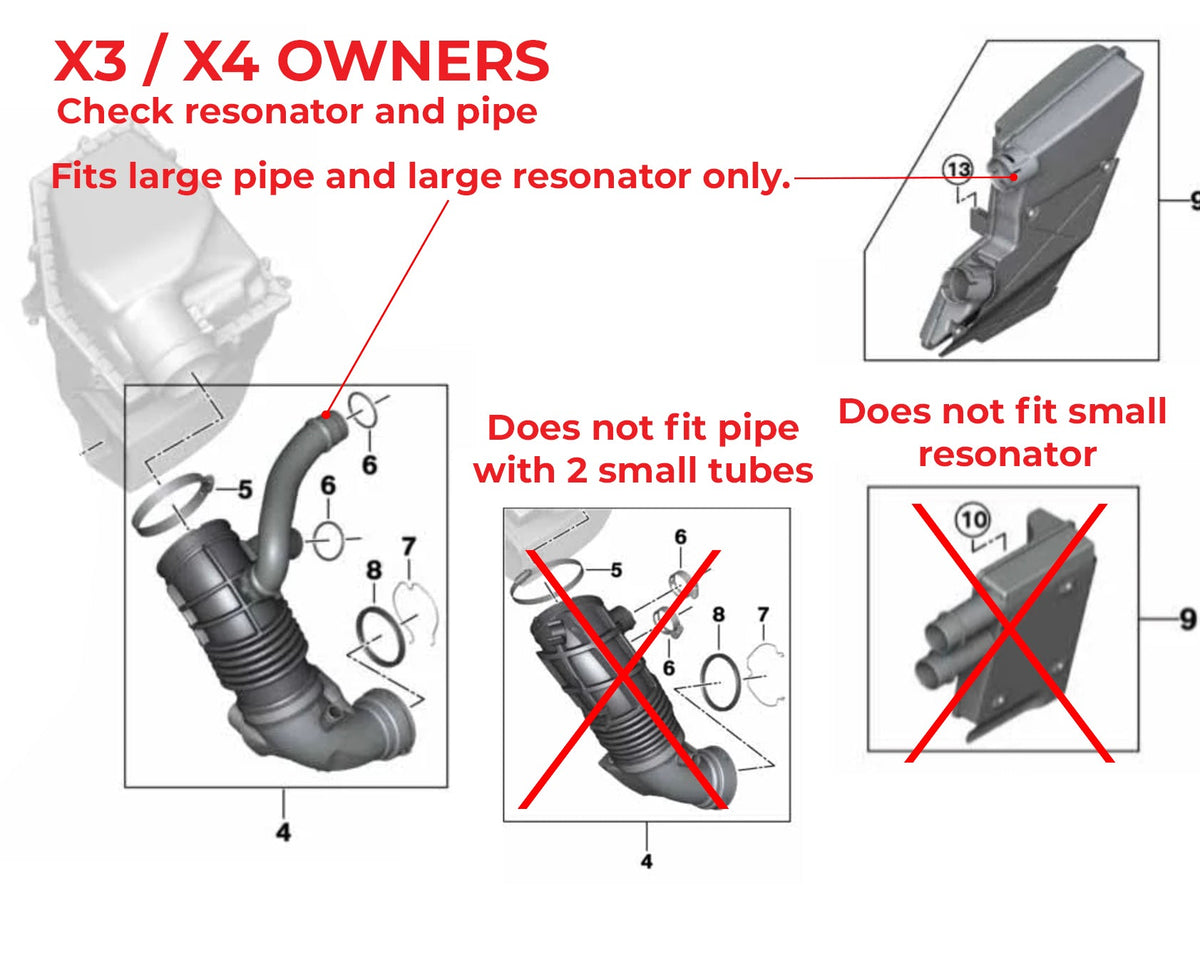 BMS Silicone Intake Pipe Hose Upgrade for BMW G3x G1x G0x - view 4