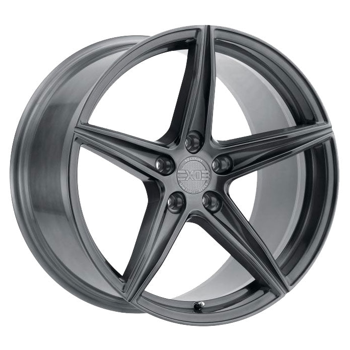 XO Wheels XOAKD 20X9 5X4.5 BRSH-GNMTL 20MM