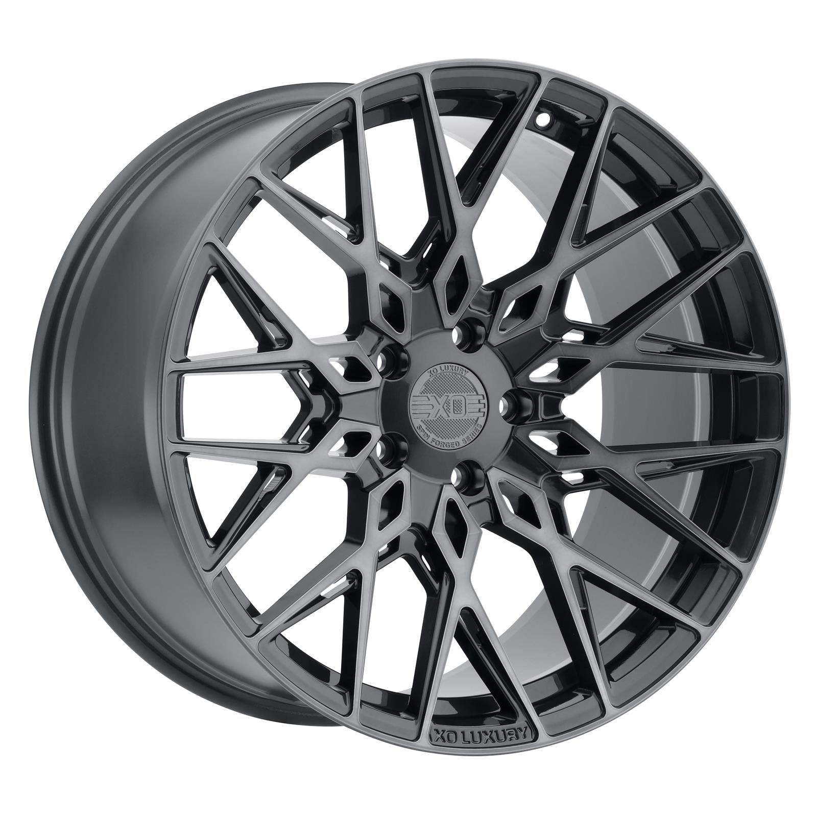XO Wheels XOPHX 22X9 5X120 GNMTL BRSH-FC 20MM